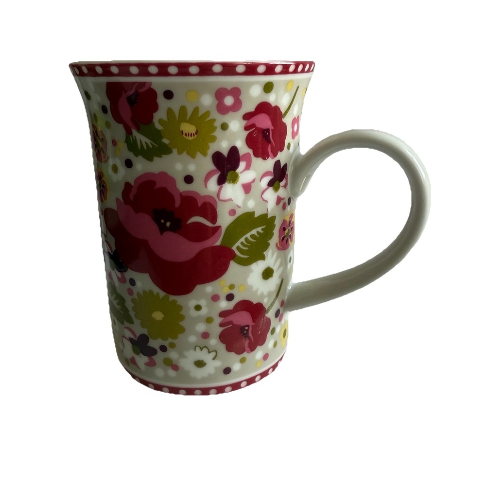 Vera Bradley Coffee‎  Mug  You Make Me Blush Mug. NO LID